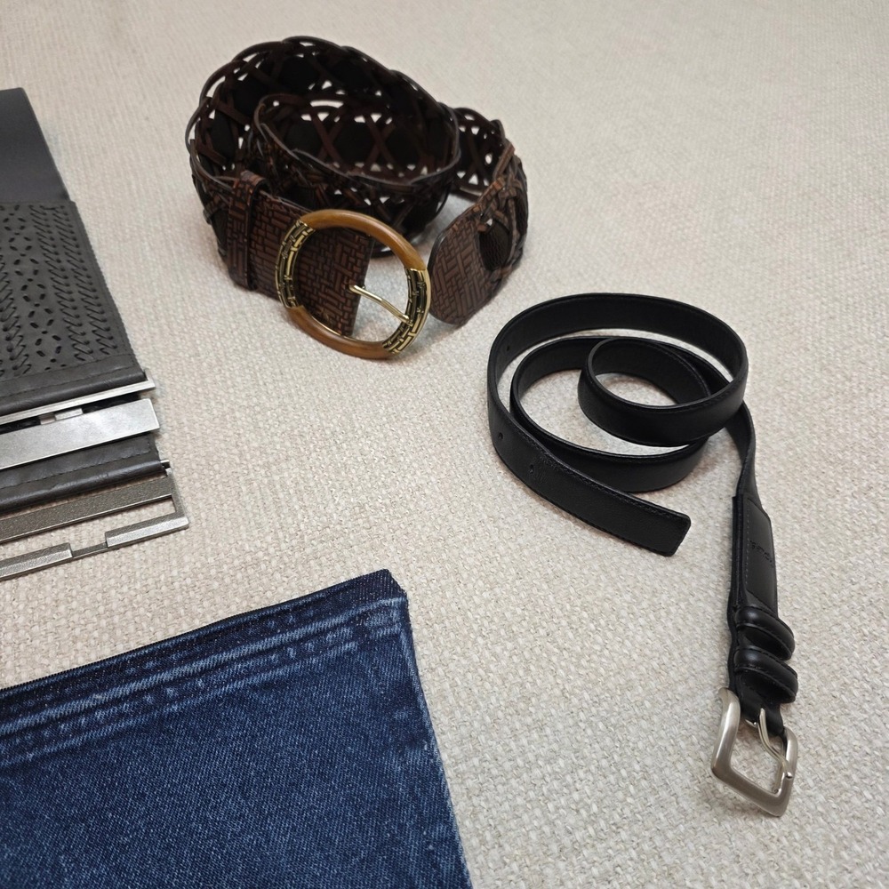 Mixed Accessories Lot Columbia Hat Rolfs Belt Vera Bradley Bags Denim Pouch 8pc - Picture 4 of 11